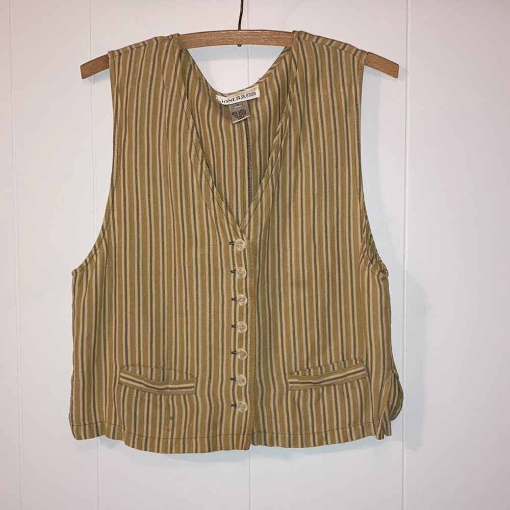 Vintage Linen Vest